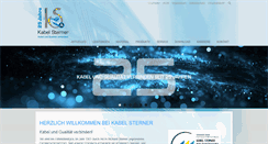 Desktop Screenshot of kabel-sterner.de