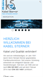 Mobile Screenshot of kabel-sterner.de