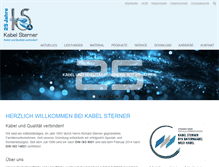 Tablet Screenshot of kabel-sterner.de